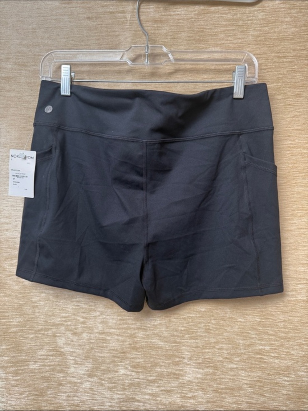 Zella Northstorm  Black Athletic Shorts with Side Pockets